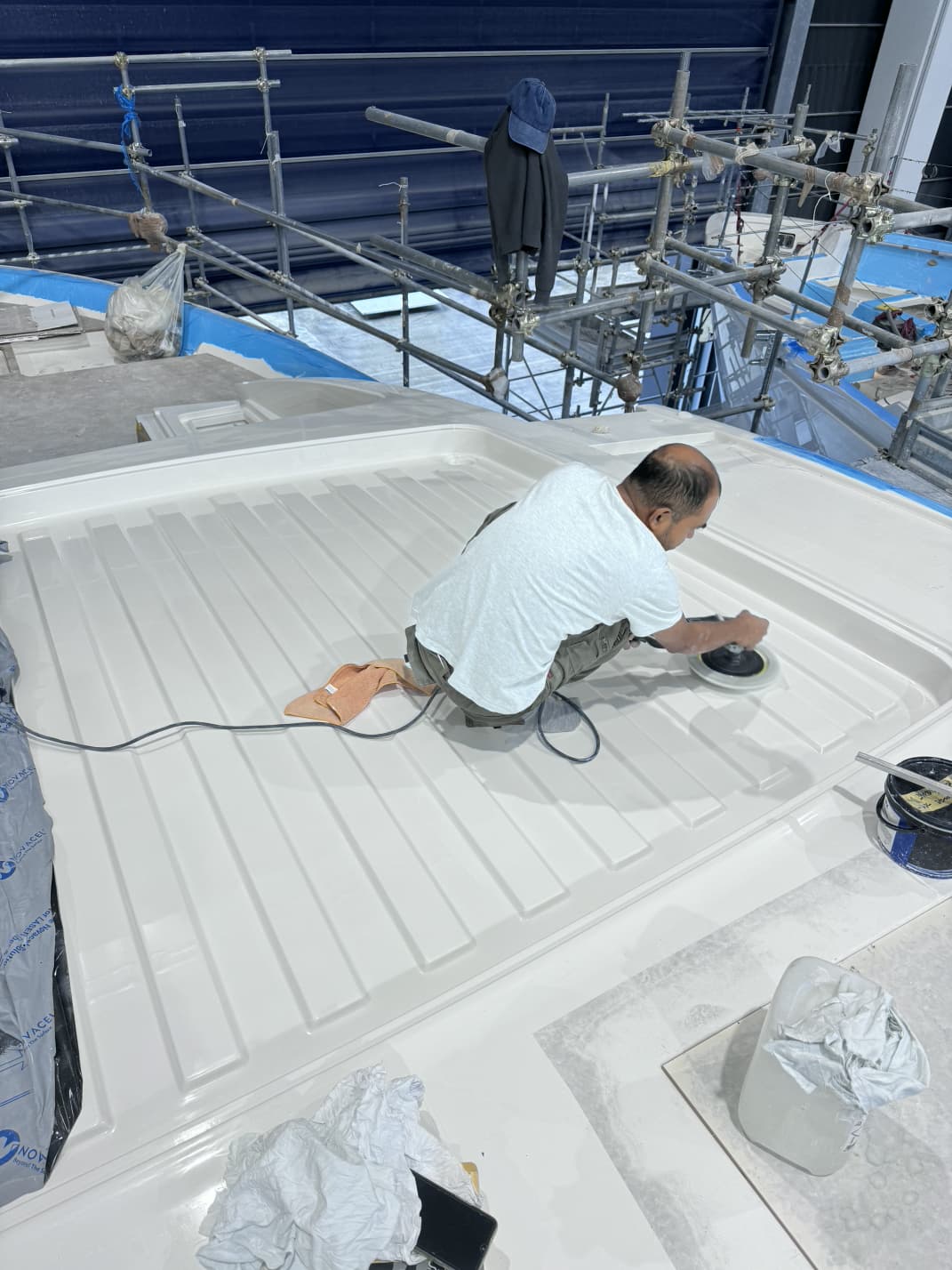 Lucidatura professionale yacht